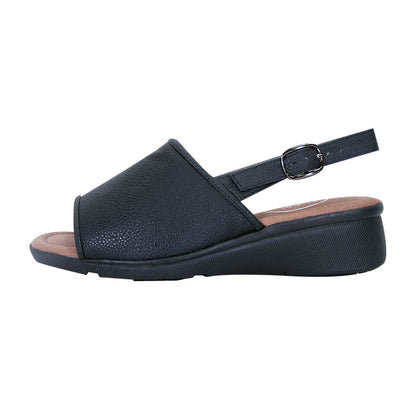 24 HOUR COMFORT Sally Women's Wide Width Leather Sandals