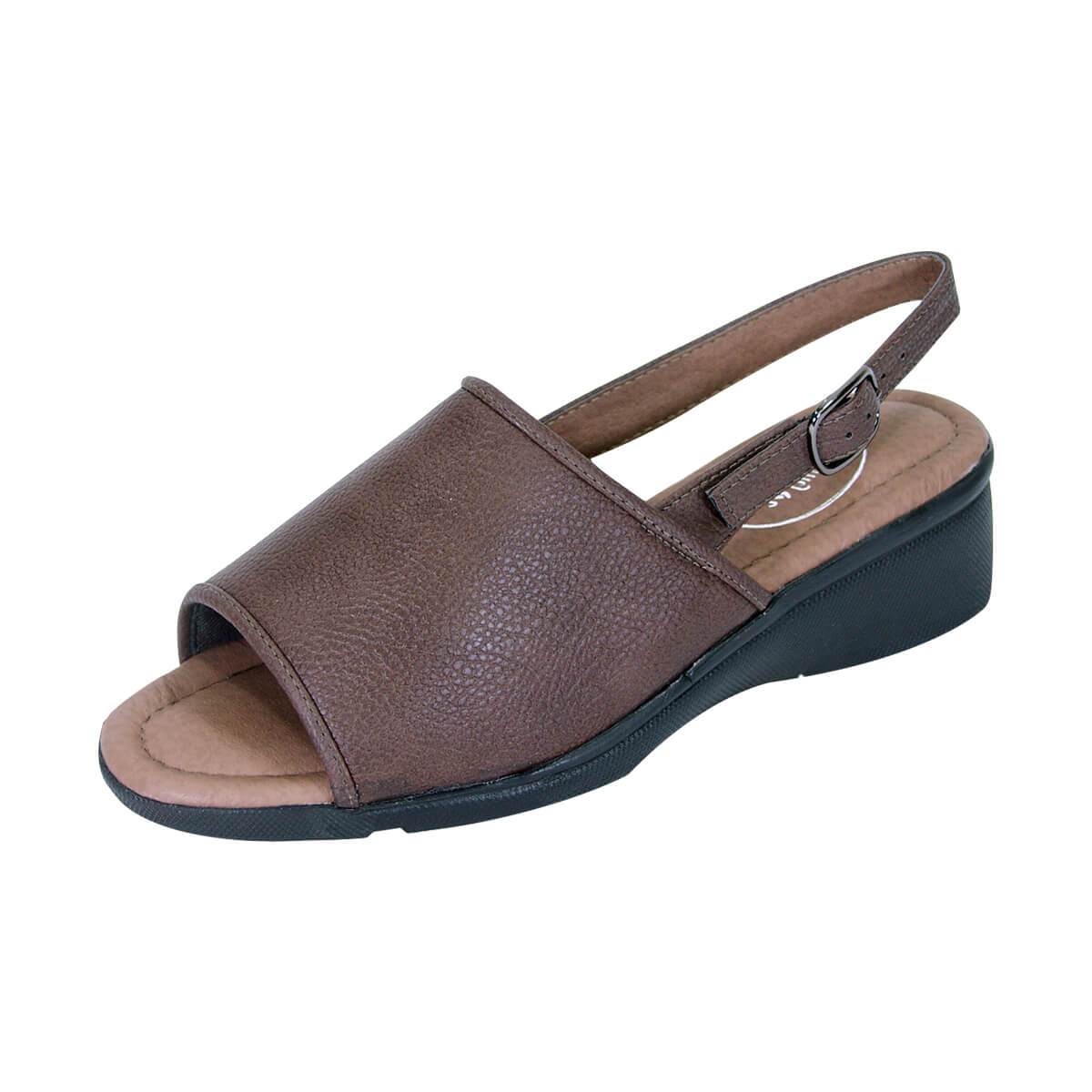 24 HOUR COMFORT Sally Women's Wide Width Leather Sandals