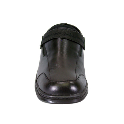 24 HOUR COMFORT Clara Women's Wide Width Leather Clogs