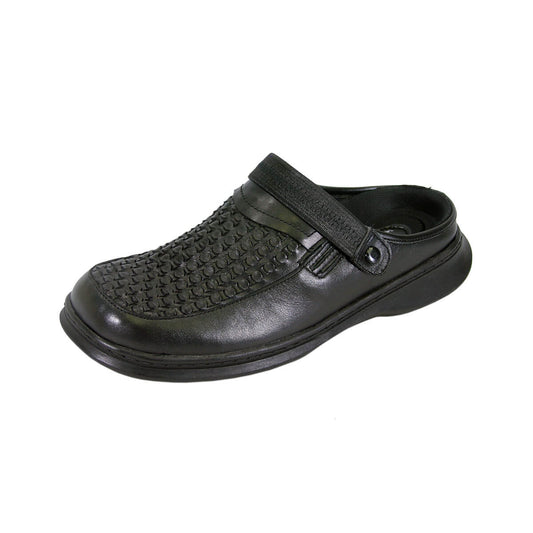 24 HOUR COMFORT Marcy Women's Wide Width Leather Clogs