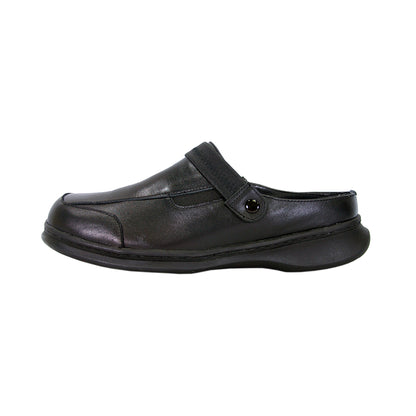 24 HOUR COMFORT Clara Women's Wide Width Leather Clogs